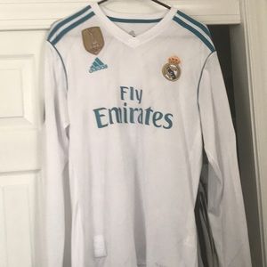 Long Sleeve Real Madrid Jersey